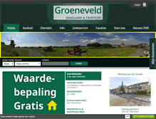 Tablet Screenshot of groeneveldmakelaars.nl